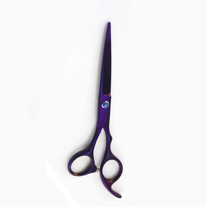 Juego de tijeras de peluquero personalizadas, 5,5 pulgadas, recubierto de Color azul, maquinilla de afeitar, cizalla de corte, Kit de tijera de acero y Metal - Product Image 6