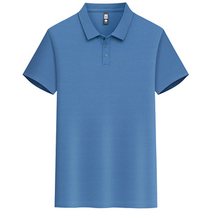 Camiseta Polo de Manga Corta para Hombre, con Logotipo Personalizado Bordado OEM, Estilo Casual de Negocios, Color Sólido, Cuello Solapa - Product Image 4