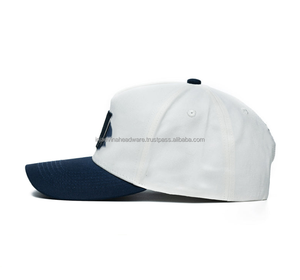 Gorra de Béisbol Personalizada al por Mayor, Estilo Dad Hat, 5 Paneles, Visera Verde, Acrílico, Gorras Deportivas para Hombre, Logotipo Bordado en 3D - Product Image 3