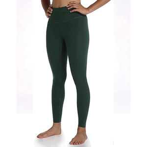 Leggings de Cintura Alta con Logotipo Personalizado, Ecológicos, Elásticos, de Spandex/Poliéster, Pantalones de Moda para Exteriores con Estampado de Lujo, Hermosos Colores para Yoga - Product Image 3
