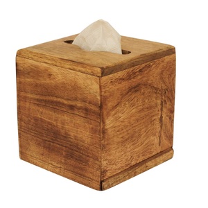 Couverture de boîte à mouchoirs en bois moderne de luxe bonne conception vente chaude utilisation à domicile produit emballage en carton - Product Image 3