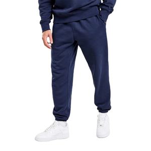 อัพเกรดสไตล์ของคุณด้วยกางเกงวอร์มผ้าฟลีซสีกรมท่าสำหรับผู้ชาย กางเกงจ็อกเกอร์เนื้อนุ่ม เอวยางยืด ใส่สบาย เหมาะสำหรับออกกำลังกายและสวมใส่ในชีวิตประจำวัน - Product Image 1