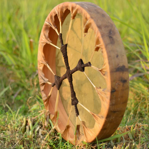 Tambor Chamánico Hecho a Mano |   Tambor de cuero de cabra natural |   Instrumento Tradicional para Rituales y Sanación con Sonido - Product Image 2