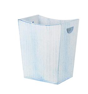 Poubelle en bois poubelle de ferme avec poignée petite poubelle en bois rustique Style campagnard poubelle rectangulaire Durable - Product Image 1