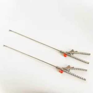 2025 High Quality <b>Laparoscopic</b> 5mm Reusable Surgery Needle Holder Stainless Steel Surgical <b>Instruments</b> CE ISO Approved - Product Image 2