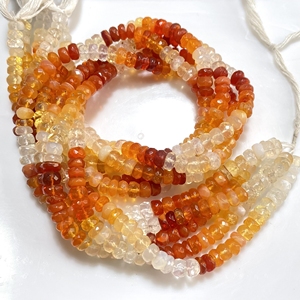 ลูกปัดโอปอลไฟเม็กซิกันทรงมนเรียบลูกปัดโอปอลเม็กซิกันเม็กซิกันแบบธรรมดาสำหรับเครื่องประดับ - Product Image 4