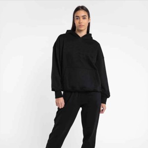 Sudaderas con capucha de mujer jersey de impresión personalizada sudaderas con capucha de algodón pesado de gran tamaño - Product Image 1