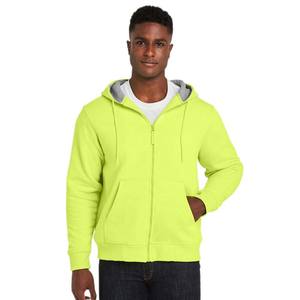 Sudadera con capucha deportiva para gimnasio con cremallera polar de invierno para hombre - Product Image 5