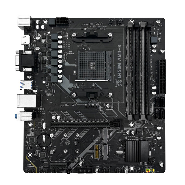 Factory Price B450 M AMD AM4 Motherboard DDR4 4 Slots PCIe 3.0 X16 M2 Gaming PC
