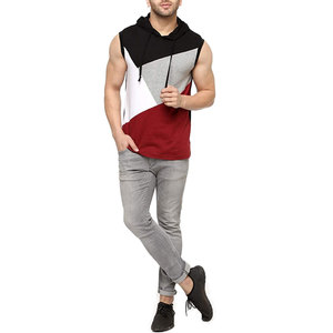 Factory Direct Muscle Sweats à capuche sans manches pour hommes Gymwear Hot Fashion Custom Gym Hoodie - Product Image 5