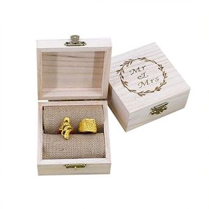 Boîte à bagues en papier recyclable Mini boîte à bagues de haute qualité en bois de noyer en forme de briquet créatif pour boîte à bagues en diamant à bas prix - Product Image 6