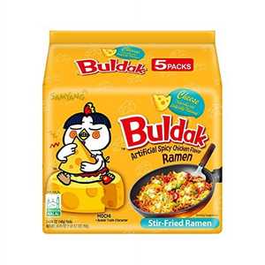 Nouilles coréennes épicées au poulet Buldak Samyang, prix d'usine, vente chaude (paquet de 5), prêtes en quelques minutes - Product Image 3