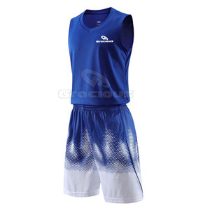 Logo personnalisé uniforme de basket-ball pour les hommes et les jeunes respirant ensemble de vêtements de sport prix de gros - Product Image 2