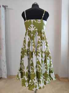 Vestido Largo Casual de Verano para Mujer, Cuello en V, Manga Larga, Estampado Floral, Algodón, Ligero y Transpirable - Product Image 6