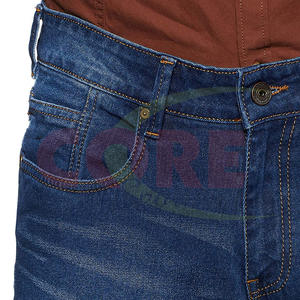 igh-Quality Unisex Blue <b>Jeans</b> Pants Durable Comfortable <b>Soft</b> Cotton & Adjustable Waist <b>Jeans</b> Pants - Product Image 6