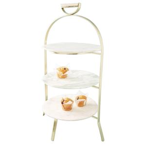 Plato para servir pasteles de lujo con acabado de nácar, forma redonda, muy vendido, para el hogar, hoteles y restaurantes. - Product Image 5