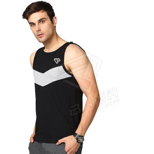 Meilleure vente en ligne Débardeur de salle de sport à prix abordables pour hommes Débardeur de salle de sport avec design et taille personnalisés pour hommes - Product Image 2