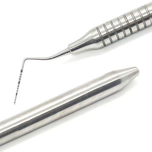 Instrumentos dentales Sondas dentales manuales de acero inoxidable de un solo extremo Sonda periodontal Escalador de limpieza de dientes Peso ligero personalizado - Product Image 3
