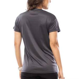 Venta al por mayor de Camisetas Personalizadas para mujer de algodón poliéster transpirable de secado rápido ropa informal de tamaño adulto camisetas para mujer precio barato - Product Image 2