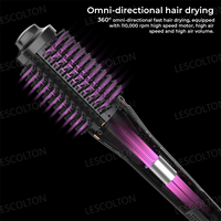 Sèche-cheveux 1600W Duet Blowdry 2 en 1 Bigoudis Brosses chaudes Redresser Duet Styler BLDC