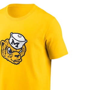 Camiseta Deportiva Unisex para Fanáticos de la Universidad, Estilo Casual, Tejida, Transpirable, de Secado Rápido, con Logotipo Frontal, Color Maíz - Product Image 4