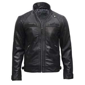 Chaqueta de Cuero Casual para Hombre, con Logotipo Personalizado, Diseño de Diseñador, al por Mayor, Chaquetas para Hombre en Tallas Grandes - Product Image 6