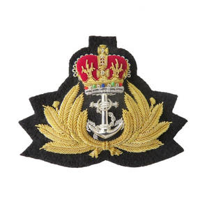 Écusson de broderie tissé personnalisé Écussons cousus à la main brodés avec épingle de sûreté Écussons uniformes OEM/ODM - Product Image 1