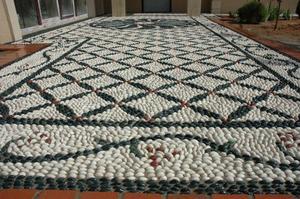 Mosaico de piedra Guijarro Mosaico Piedra Mosaico Arte | Instalación gratuita en países europeos - Product Image 2