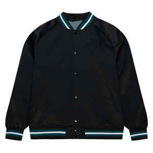 Veste complète en satin pour hommes Bomber en satin respirant de qualité supérieure Baseball Veste d'hiver pour hommes Veste en satin pour hommes - Product Image 2