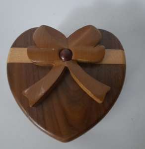 Caja de Joyería de Madera Pulida Ecológica con Tapa, Organizador de Joyas Hecho a Mano para Joyas Pequeñas - Product Image 2