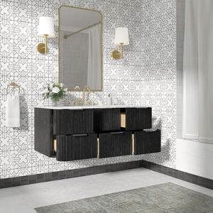Meubles de maison modernes en bois Meta Brand Ensemble d'armoires en bois prêt-à-assembler pour salle de bain Cuisine Solution de rangement Vietnam - Product Image 4
