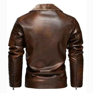 Chaqueta de Cuero Personalizada Nueva y Elegante, 100% Cuero Genuino para Invierno, Chaqueta de Cuero de Moda con la Mejor Calidad de Material - Product Image 5