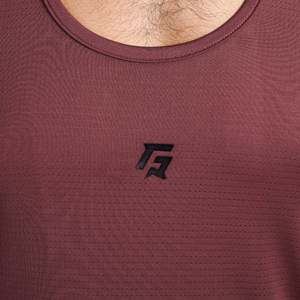 เสื้อกล้ามชายสีน้ำตาลแดงสำหรับออกกำลังกายในยิม - Product Image 5