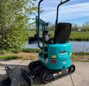Miniexcavadora Sunward SWE 08 B, la Más Vendida, Excavadora Compacta Diésel con Sistema Hidráulico Auxiliar - Product Image 1