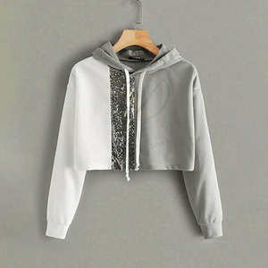 Sudadera con capucha y sudadera sublimada de poliéster para mujer hecha a medida de alta calidad - Product Image 2