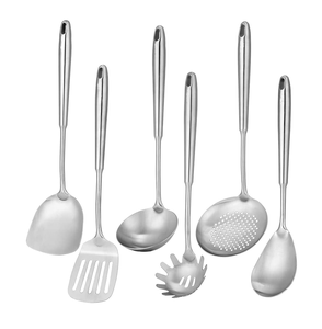 Stainless Steel Cooking Spoon Soup/Rice Serving Spoon 4-Pieces New Arrival Stainless Steel <b>Kitchen</b> <b>Accessories</b> - Product Image 3