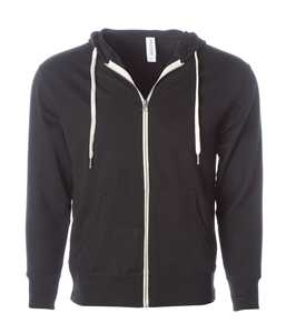 Bella Unisex Poly-Cotton Fleece Full-Zipper Hoodie Next <b>Level</b> Unisex Zipper Hoodies - Product Image 5