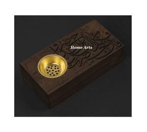 Quemador de madera Bakhoor de diseño de tendencia con trabajo islámico Mabkhara Quemador de incienso de tamaño personalizado de primera calidad - Product Image 5