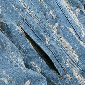 Chaqueta vaquera con estampado personalizado de última moda para hombre, ropa informal de estilo callejero para hombre, a la venta chaqueta vaquera, chaquetas para hombre - Product Image 6