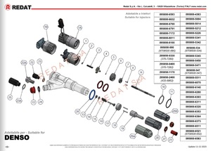 REDAT JLLA158P834 buse neuve fabriquée en italie adaptée aux injecteurs de carburant diesel Denso 095000-5226 Hino E13C - Product Image 3
