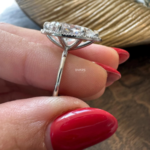 Bague en diamant élégante taille poire cultivée en laboratoire pour femmes fiançailles mariage bijoux fins cadeau de mariée bague de créateur - Product Image 2