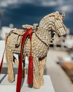 Jouet pour cheval en herbe de mer fait à la main Jouet décoratif tissé naturel pour enfants - Product Image 6