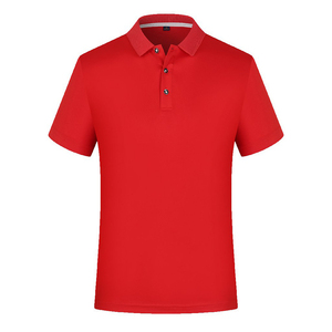 เสื้อโปโล OEM แบบกำหนดเอง 100% โพลีเอสเตอร์ ชุดยูนิฟอร์ม ปักโลโก้ คอเสื้อย้อมสีด้วยเส้นด้าย แขนสั้น เสื้อกอล์ฟสำหรับผู้ชาย - Product Image 1