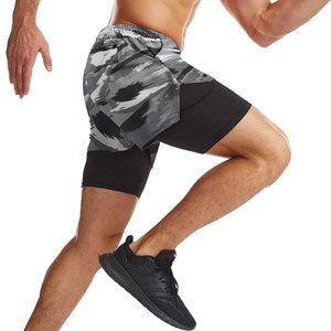 Shorts d'été pour hommes en non-tissé, séchage rapide, écologiques, avec logo personnalisé, fournisseur OEM, design respirant pour la gym et le quotidien, marque privée - Product Image 2