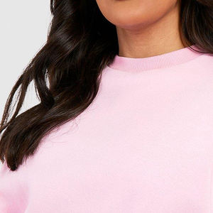 Sweat-shirt pour femme, imprimé noir, col rond, en molleton, streetwear, surdimensionné, broderie personnalisée, respirant, doublé, hiver 2025 - Product Image 5