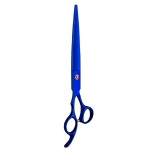 Tijeras de aseo para mascotas de calidad Topo, Color azul marino, cuchillas afiladas de acero inoxidable, tijeras para cortar el pelo de animales - Product Image 4