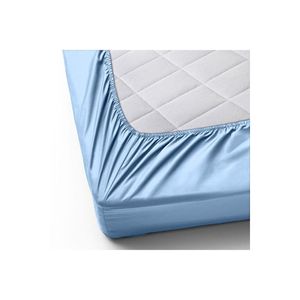 Copripiumino singolo Set di lenzuola e federa blu a quadri