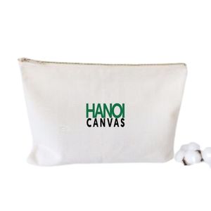 Eco-Friendly Custom Printed Canvas <b>Makeup</b> Bag Fashionable Plain Cotton Zipper <b>Case</b> Directly Manufactured <b>Travel</b> Cosmetic <b>Case</b> - Product Image 5