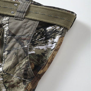 Pantalones Jogger Personalizados para Hombre, Cintura Media, Múltiples Bolsillos, Pantalones Rectos de Moda con Estampado Invernal, Estilo Casual - Product Image 5