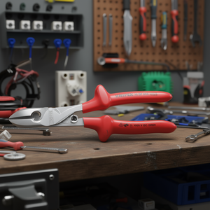 Alicates de Corte Diagonal de Alta Potencia Knipex con Certificación VDE, Mangos Cromados y Aislamiento por Inmersión - Product Image 3
